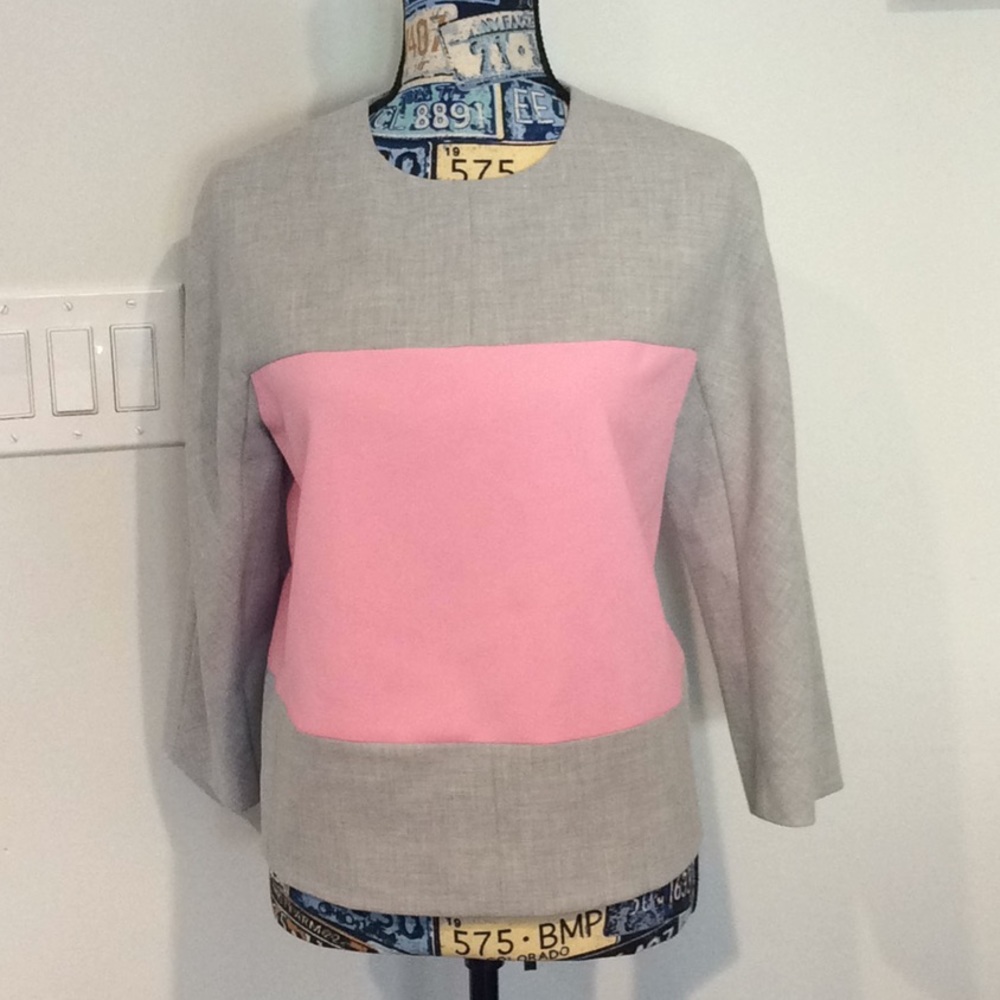 C.O.S. Structured Color Block Top Sz 6 - image 1